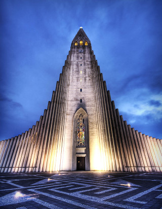 Tall building tower night light - evaline ness free wallpaper for mobile