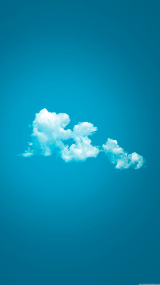 Blue sky clouds plane flying - the sky above free wallpaper for mobile