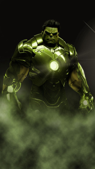 Green man glowing light black - daryush shokof free wallpaper for mobile