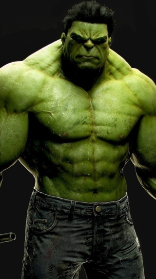 Greenface male muscular vfx posing - his hip free wallpaper for mobile