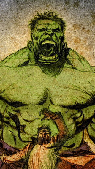 Man attack hulk avengers scene - incredible free wallpaper for mobile
