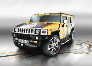 Hummer truck studio photo white - free 3d render wallpaper