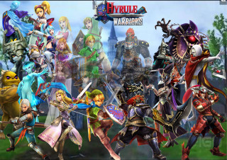 Hyrule warriors characters swords armor - a group of characters free wallpaper for desktop