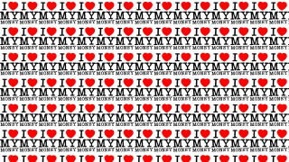 Red hearts i love my - a silk screen free wallpaper