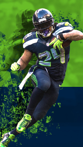 Football player green blue uniform - a football player free wallpaper for mobile