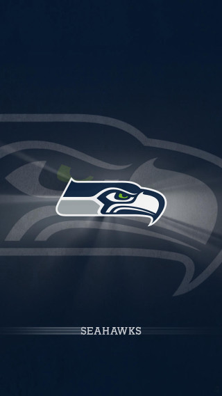 Seattle football logo dark background - official medium free wallpaper for mobile