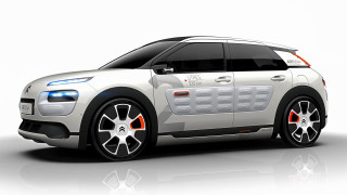 White car red stripe side - body free wallpaper for desktop