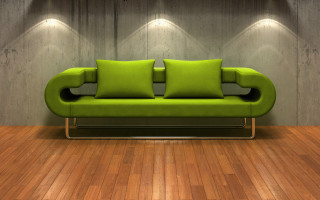 Green couch room lamps wooden - two lamp free wallpaper