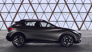 Black car geometric building red - bold shape free wallpaper for desktop