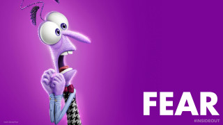 Cartoon character microphone purple background - neofauvism free wallpaper for desktop