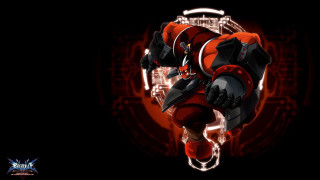 Man red suit trick black - a red light in the background free wallpaper for desktop