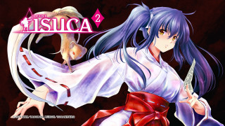 Woman kimono knife sword misica - a knife and a sword free wallpaper