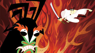 Cartoon man sword demon head - a sword and a demon free wallpaper