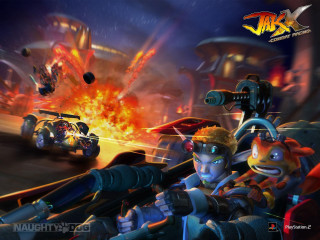 Cartoon character shooting gun race - a fireball in the background free wallpaper