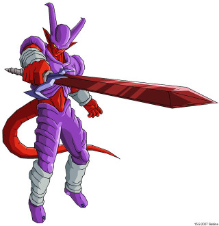Cartoon character purple outfit sword 2 - his neck free wallpaper for tablet
