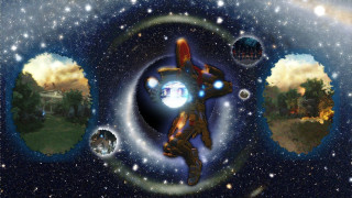 Space station planet stars astronaut - a space station free wallpaper