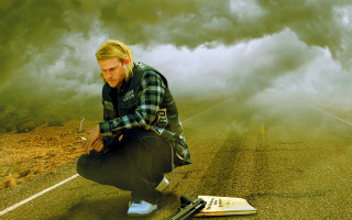 Man kneeling road book cigarette - charles martin free wallpaper