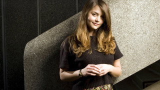 Woman standing wall hands folded - alison watt free wallpaper