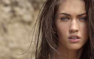 Woman long hair white shirt 39 - realistic free wallpaper