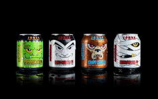 Soda cans black background reflection - 2 d sprite free wallpaper for desktop