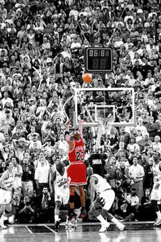 Man jumping dunk basketball crowd 2 - banksy free wallpaper