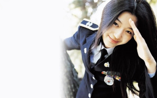 Woman uniform posing picture hand - choi buk free wallpaper