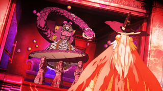 Cartoon woman dress man costume - official art free wallpaper for desktop