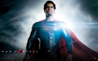 Man of steel superman cloudy - his eye free wallpaper for desktop