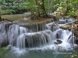 Waterfall forest flowing water tree - fan kuan free wallpaper