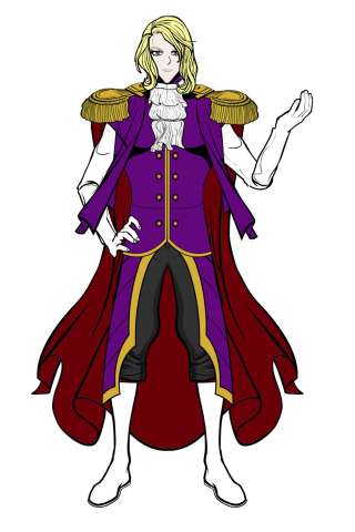 Cartoon character purple yellow red - a white beard free wallpaper for mobile