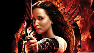 Woman gun fire background bow - a fire background free wallpaper for desktop