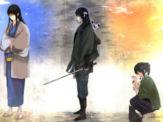 Couple people swords woman holding - their hand and a woman holding free wallpaper