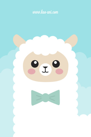 Llama bow tie sky background - cloud and a sky free wallpaper