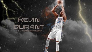 Basketball player dunking rain lightning - visionary free wallpaper