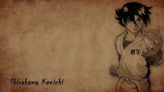 Karate man drawing chinese name - rob rey and kentaro miura style free wallpaper