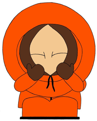 Cartoon character hoodie frown face - a face free wallpaper for mobile