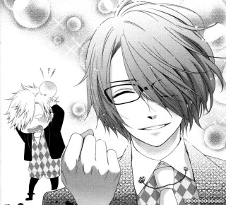 Man glasses pointing air hand - glass free wallpaper for tablet