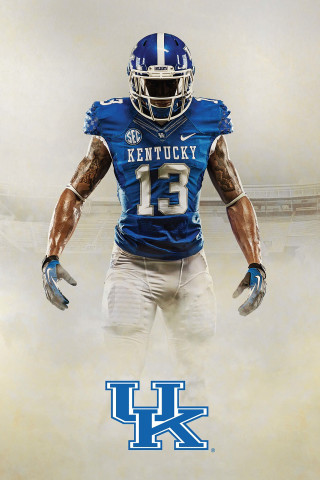 Football player blue uniform white - a white helmet free wallpaper