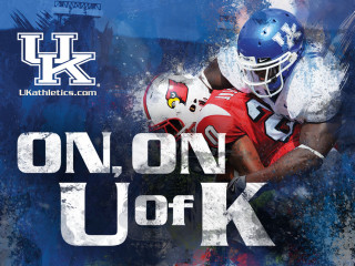 Football player running ball UofK - charles alston free wallpaper