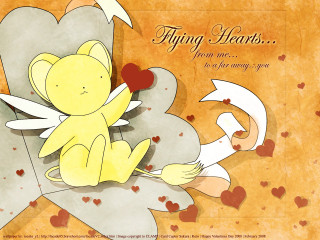 Yellow white cartoon character hearts - cartoon character free wallpaper for desktop