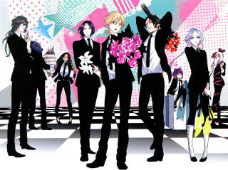 Group people standing wall stars - free flowers wallpaper for desktop