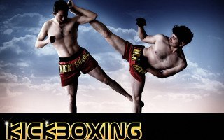 Kickboxers fighting sky background title - neogeo free wallpaper for desktop