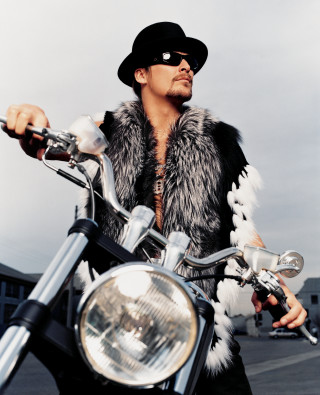 Fur vest hat motorcycle david - free motorcycles wallpaper for mobile