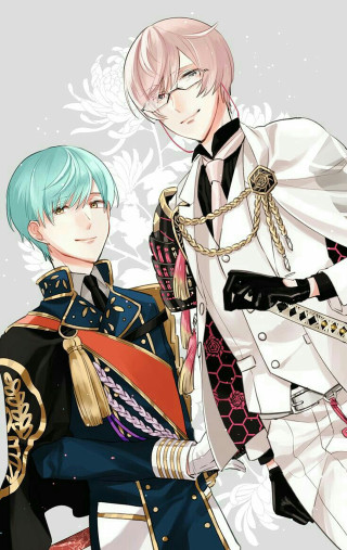 Anime characters sitting next to - a manga drawing free wallpaper for mobile