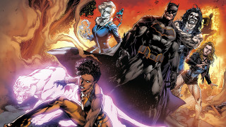 Comic characters fire demon back - area free wallpaper