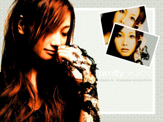 Woman long hair lace top - a picture of herself free wallpaper