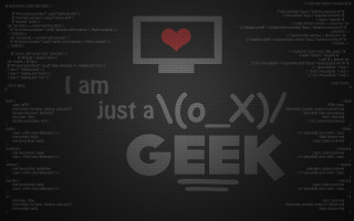 Computer heart geekk screen image - analytical art free wallpaper for desktop