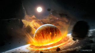 Large object space bright light - the top of it free wallpaper for desktop