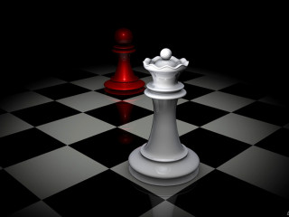 Chess piece checkered floor red - andries both free wallpaper