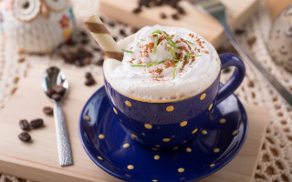 Coffee whipped cream spoon plate - the table free wallpaper